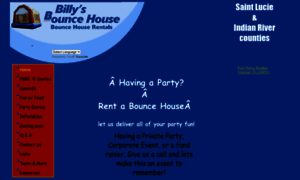 Billysbouncehouse.com thumbnail