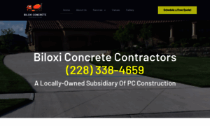 Biloxiconcretecontractors.com thumbnail