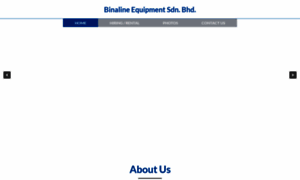 Binalineequipment.com thumbnail