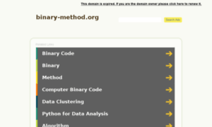 Binary-method.org thumbnail
