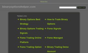 Binaryoptionshelper.com thumbnail
