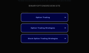 Binaryoptionsreview.site thumbnail