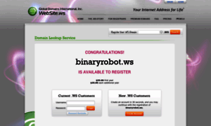 Binaryrobot.ws thumbnail