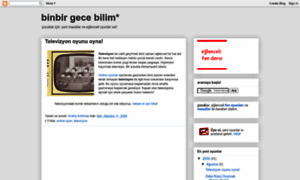 Binbirgecebilim.blogspot.com thumbnail