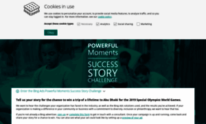 Bingadspowerfulmoments.awardsplatform.com thumbnail