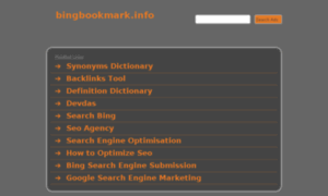 Bingbookmark.info thumbnail
