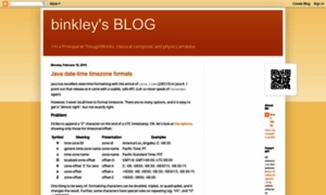 Binkley.blogspot.com thumbnail