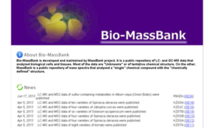 Bio.massbank.jp thumbnail