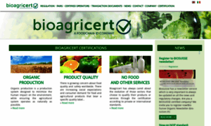 Bioagricert.org thumbnail