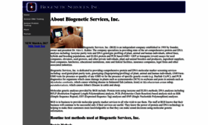 Biogeneticservices.com thumbnail