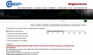 Biogeosciences-discuss.net thumbnail