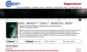 Biogeosciences.net thumbnail