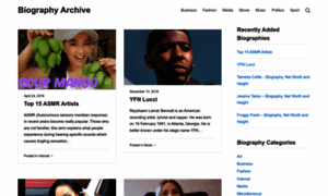 Biographyarchive.com thumbnail