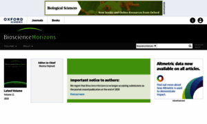 Biohorizons.oxfordjournals.org thumbnail