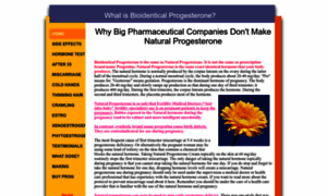 Bioidenticalprogesterone.info thumbnail