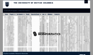 Bioinformatics.ubc.ca thumbnail