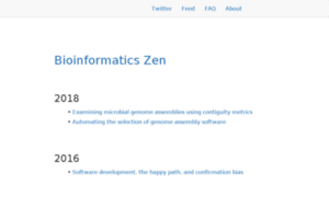 Bioinformaticszen.com thumbnail