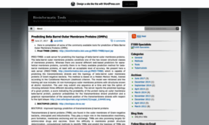 Bioinformatictools.wordpress.com thumbnail