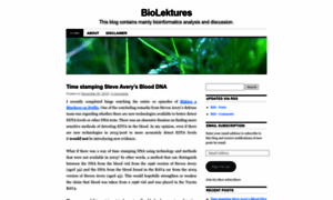 Biolektures.wordpress.com thumbnail