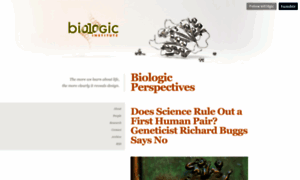 Biologicinstitute.org thumbnail