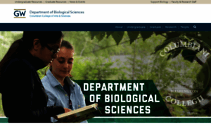 Biology.columbian.gwu.edu thumbnail