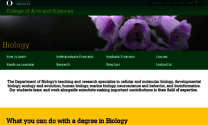 Biology.uoregon.edu thumbnail