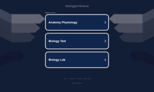 Biologyonline.us thumbnail
