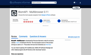 Biomapi-multibrowser.software.informer.com thumbnail