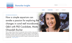 Biomarkerinsights.qiagen.com thumbnail