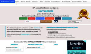 Biomaterials.conferenceseries.com thumbnail