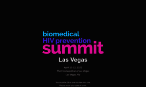 Biomedicalhivsummit.org thumbnail