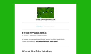 Bionikforscherwoche.wordpress.com thumbnail