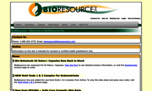 Bioresourceinc.com thumbnail