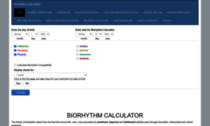 Biorhythm-calculator.net thumbnail