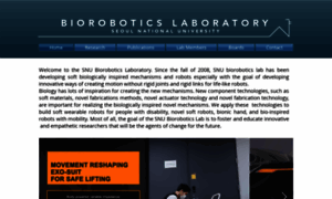 Biorobotics.snu.ac.kr thumbnail