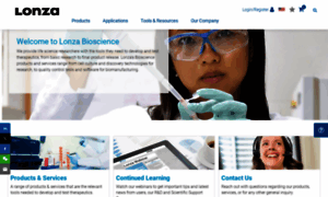 Bioscience.lonza.com thumbnail