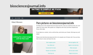 Biosciencesjournal.info thumbnail