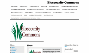 Biosecuritycommons.org thumbnail