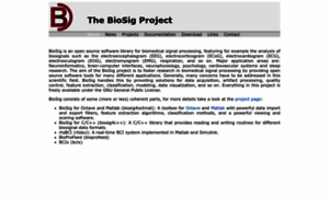 Biosig.sourceforge.net thumbnail