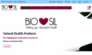 Biosil.co.za thumbnail