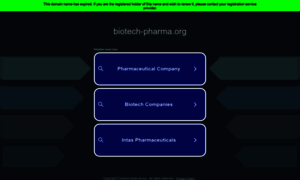 Biotech-pharma.org thumbnail