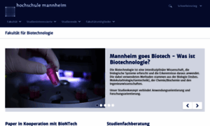 Biotech.hs-mannheim.de thumbnail