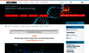 Biotechnology.alliedacademies.com thumbnail