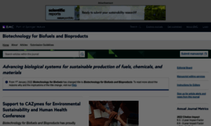 Biotechnologyforbiofuels.com thumbnail