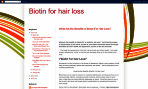 Biotin-for-hair-loss.blogspot.com thumbnail