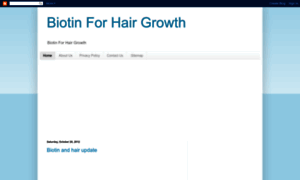 Biotinforhairgrowth.blogspot.com thumbnail