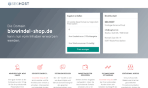 Biowindel-shop.de thumbnail