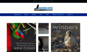 Birdlifephotoaward.org.au thumbnail