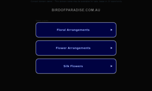 Birdofparadise.com.au thumbnail