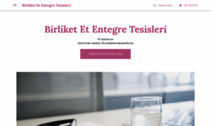 Birliket-et-entegre-tesisleri.business.site thumbnail